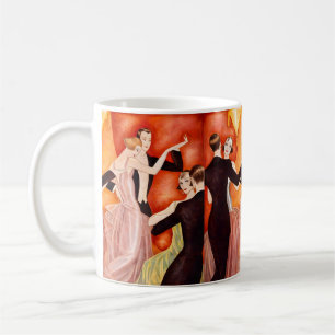 Art Deco Tanzende Paare Ballsaal 1920er Jahre Kaffeetasse
