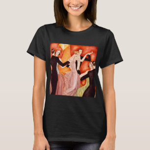 Art Deco Tanzende Paare Ballsaal 1920er Jahre T-Shirt