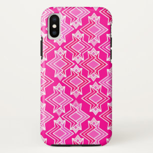 Art Deco Tapete Muster, Fuchsia Pink Case-Mate iPhone Hülle