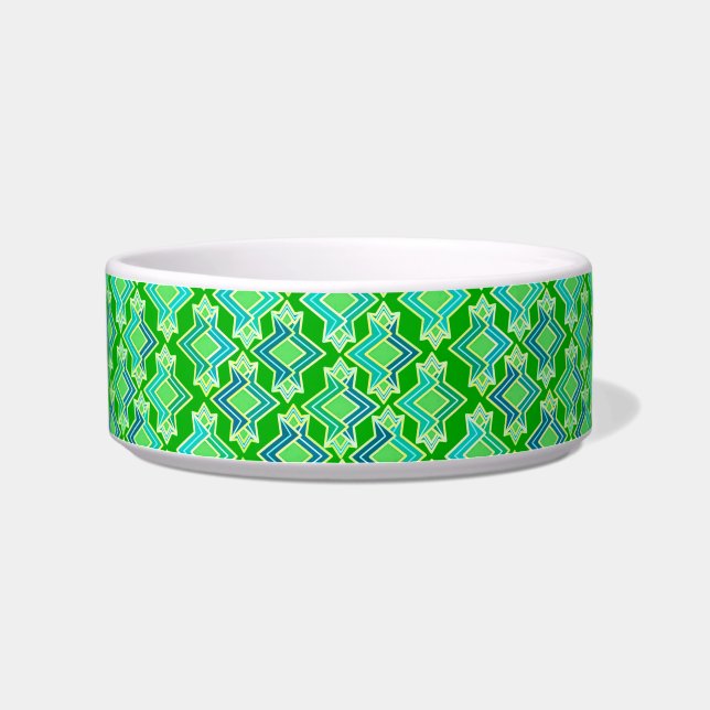 Art Deco Tapete Muster, Jade Green Napf (Links)