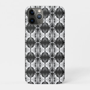 Art Deco Tapete Muster - Schwarzweiß Case-Mate iPhone Hülle
