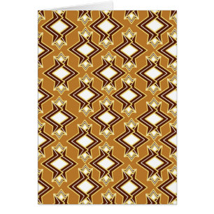 Art Deco Tapete Muster, Tan und Brown
