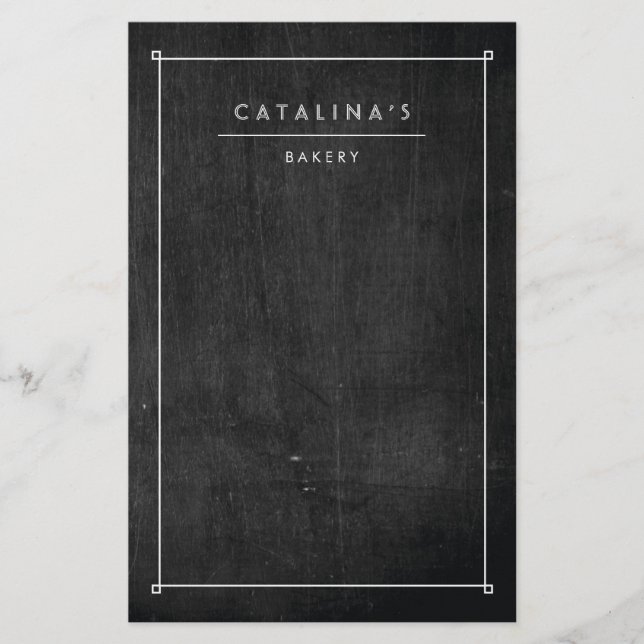 Art Deco Text auf Schwarzwald Flyer (Vorne)