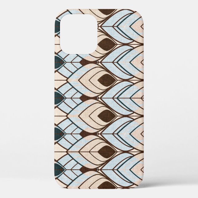 Art Deco: Texturierte Nahtlose Ornamente. Case-Mate iPhone Hülle (Rückseite)