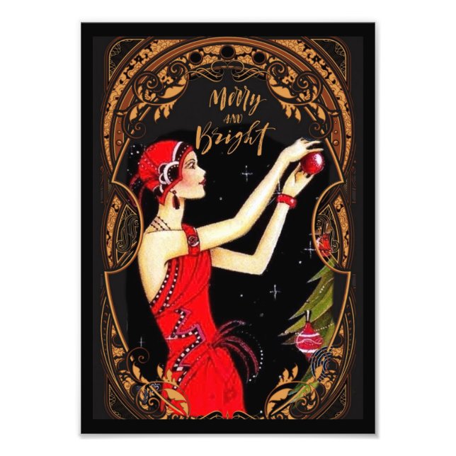 Art Deco the Halls Fotodruck (Vorne)