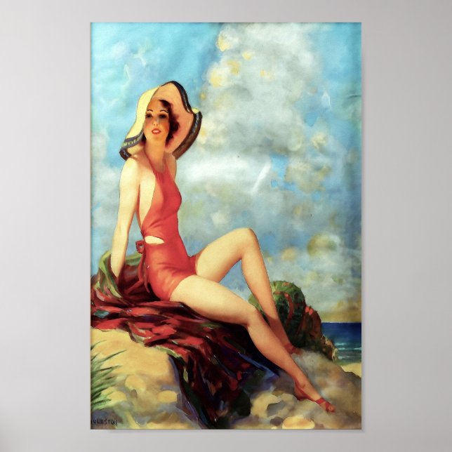 Art Déco - The Lure of the Beach Poster (Vorne)