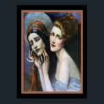 Art Deco Theater Cover von W.T. Benda ca. 1922 Poster<br><div class="desc">Wladyslaw Theodor Benda Art Deco Theater Magazine Cover 5. Oktober 1922</div>