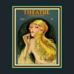 Art Deco Theater Magazine Poster 16 x 20<br><div class="desc">Vintages Theater Magazine Cover Poster -16 x 20</div>