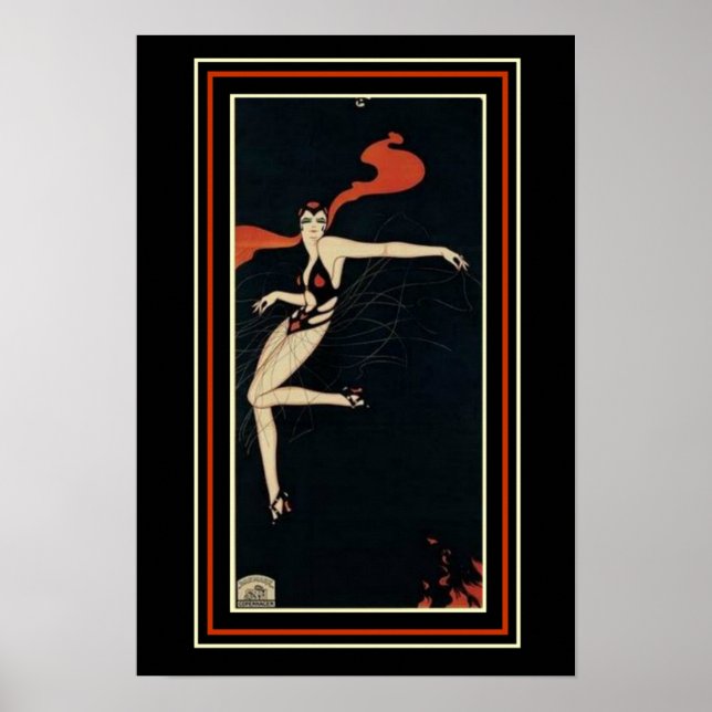 Art Deco Themed Villemot Poster 13 x 19 (Vorne)