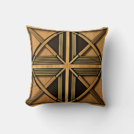 Art Deco Throw Pillow Kissen