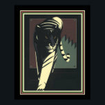 Art Deco Tiger Print 16 x 20 Poster<br><div class="desc">Einzigartig und schwach,  Art Deco "Tiger" Print 16 x 20</div>