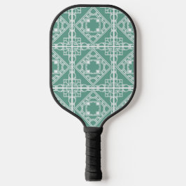Art Deco Tile Pickleball Schläger