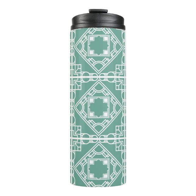 Art Deco Tile Thermosbecher (Vorderseite)
