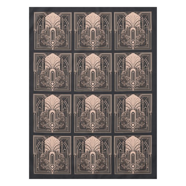 Art Deco Tischdecke (Vorderseite)