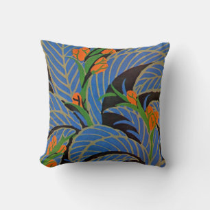 Art Déco Tropical Night des Seguy Kissen