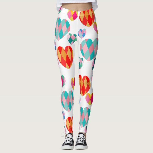 Art Deco Valentine Leggings (Vorderseite)