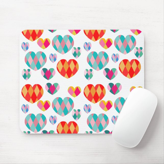 Art Deco Valentine Mousepad (Mit Mouse)