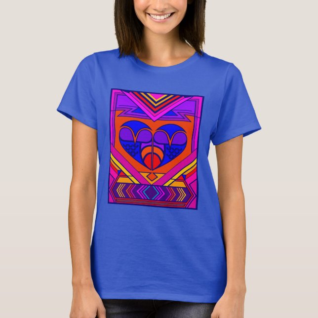 Art Deco Valentine T-Shirt (Vorderseite)