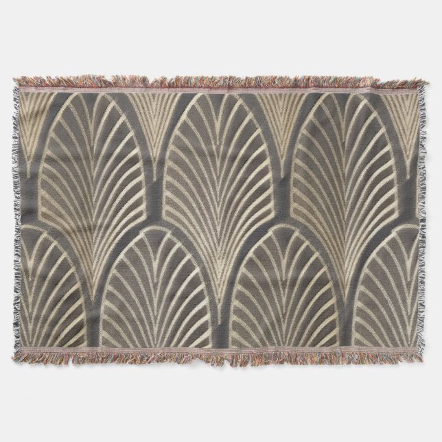 Art Deco Ventilator-Decke-Wurfdecke Decke (Vorderseite)