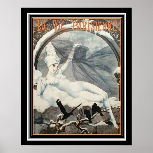 Art Deco Vie Parisienne Winter 1926 16 x 20 Poster (Vorne)