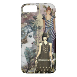 Art Deco Vintag Flappers Paris Case-Mate iPhone Hülle