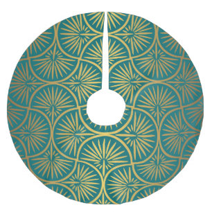 Art Deco Vintag Oriental Tapete Polyester Weihnachtsbaumdecke