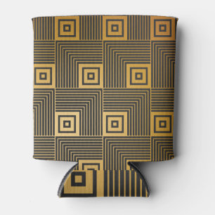 Art Deco Vintag Wallpaper Muster Dosenkühler