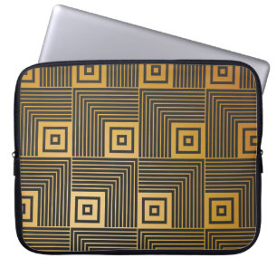 Art Deco Vintag Wallpaper Muster Laptopschutzhülle