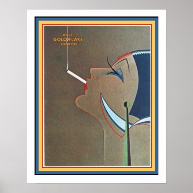 Art Deco Vintage Ad Poster 16 x 20 (Vorne)