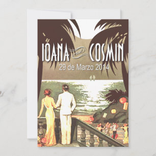 Art Deco Vintager Strand Hochzeit