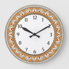 Art Deco Wand Große Wanduhr