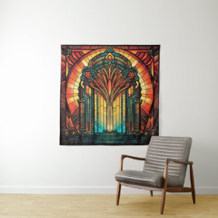 Art Deco Wandteppich