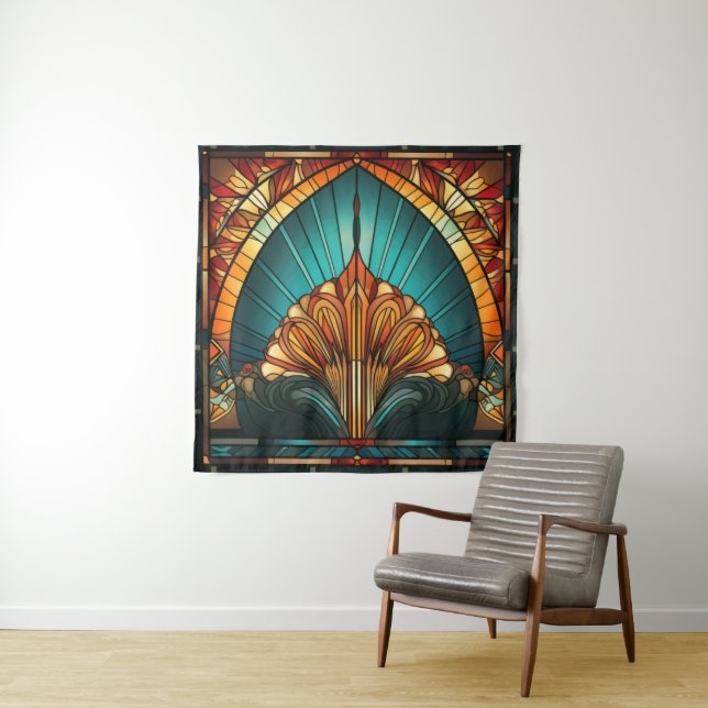 Art Deco Wandteppich (Beispiel)