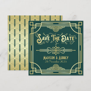 Art Deco Wedding Elegante Save The Date