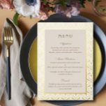 Art Deco Wedding Menü Gold Foil Card Folieneinladung<br><div class="desc">Genießen Sie die zeitlose Eleganz: Das Art Deco Lotus Empfang Menü > > > > > > > > > > > > > > > > Erhöhen Sie Ihre Hochzeitsempfangskarte mit dem Art Deco Lotus Empfang Menu. Dieses exquisite Design besticht durch ein faszinierendes Lotusmotiv und glänzende Goldfolienakzente. Freuen Sie...</div>