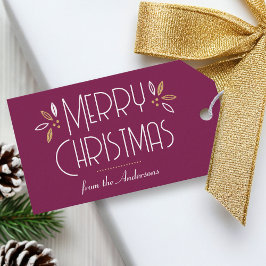 Art Deco Weihnachten Geschenkanhänger