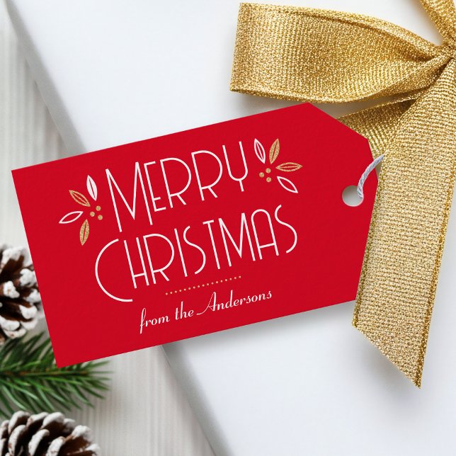 Art Deco Weihnachten Geschenkanhänger (Von Creator hochgeladen)