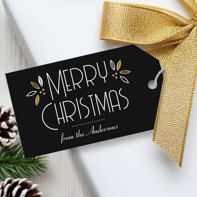Art Deco Weihnachten Geschenkanhänger (Von Creator hochgeladen)