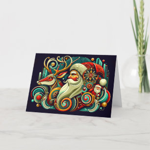 Art Deco Weihnachtsmann Weihnachten