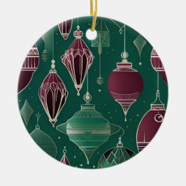 Art Deco Weihnachtsschmuck, Ornamente