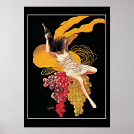 Art Deco Wine tasting in der Fattoria Moncucchetto Poster