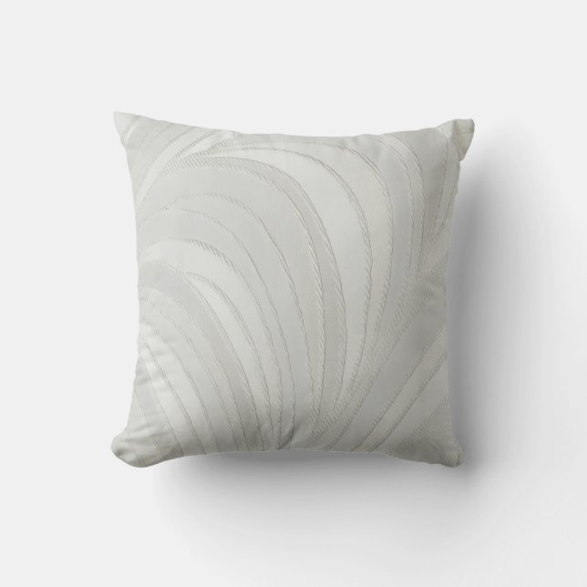 Art Deco Wirbel Kissen (Vorderseite)