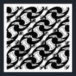 Art Deco Yin-Yang-Muster der 1920er Jahre Poster<br><div class="desc">Ausgerendert aus einer Skizze in meinem Archiv des verlassenen Kunstwerks des Kunststudios Aaron Broun aus den 1920er Jahren,  dieses Kunst-Deko taoistische Ehrfurcht auf dem alten Yinyang,  erstellt mit einer nominalen 12"X12"-Größe im Hinterkopf.</div>