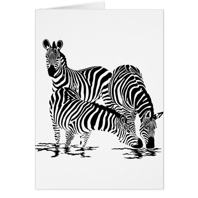 Art Deco Zebra (Vorne)