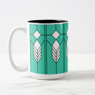 Art Deco Zweifarbige Tasse