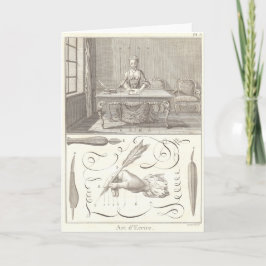 Art d'Ecrire Art of Writing Diderot Enzyklopädie Karte