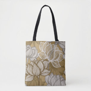 Art Deko Blume Muster. Blume