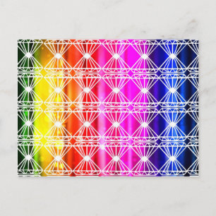 Art Deko Chakra ist ein schöner und eleganter Spaß Postkarte