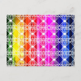 Art Deko Chakra ist ein schöner und eleganter Spaß Postkarte