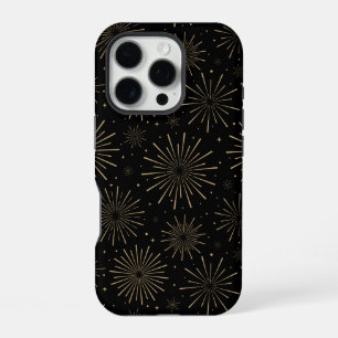 Art Deko - das neue Jahr vor dem Feuerwerk Handy F iPhone 16 Pro Hülle